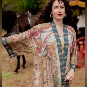 LOVE REVOLUTION OPERA DUSTER FULL LENGTH by Market of Stars Kimono robe w/ belt